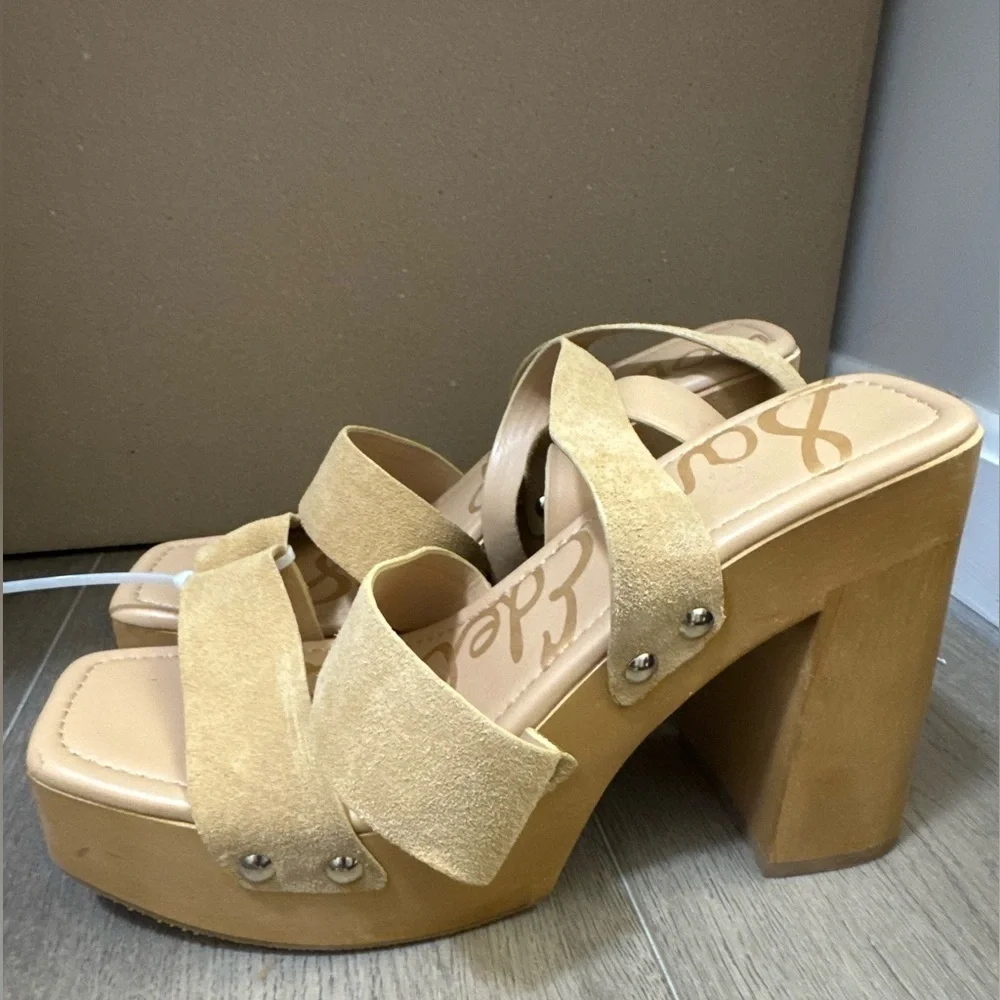 NEW! Sam Edelman Rosalind Platform Block Heel Sandal - Size 9.5